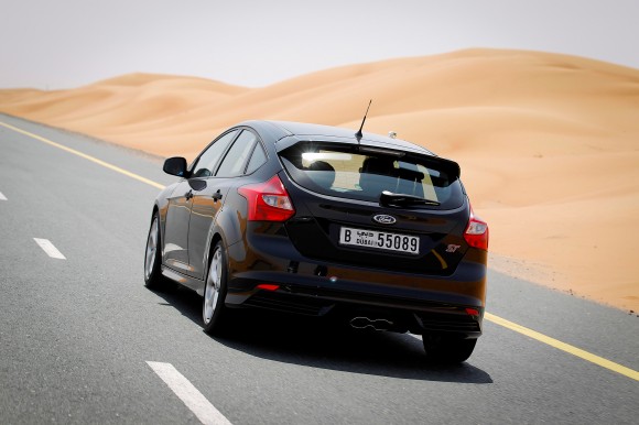 Ford Focus ST and Fusion testing in UAE
