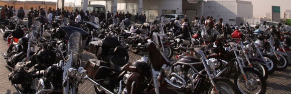 Harley riders celebrated 110 years of the marque with a ride from Dubai to Abu Dhabi