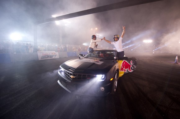 Red Bull car park drift final, Jordan, Oct 2012