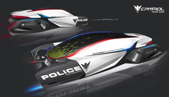 LA Autoshow 2012, BMW design concept for 2025 Police Highway Patrol Vehicle