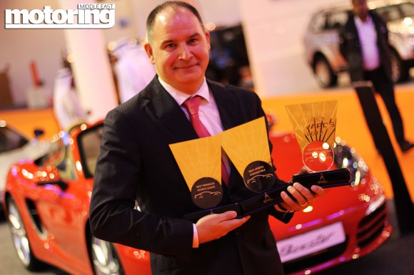 George Willis of Porsche ME juggles 3 awards for the 911, 911 cab and Boxster