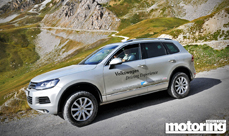Volkswagen Touareg on Alpes Maritimes expedition