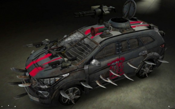 Hyundai Sante Fe Zombie Survival Machine