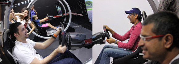 Chevrolet Arabia Corvette Challenge at the 2013 Dubai Motor Show