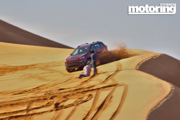 2014 Jeep Cherokee, behind-the-scenes, advertising shoot