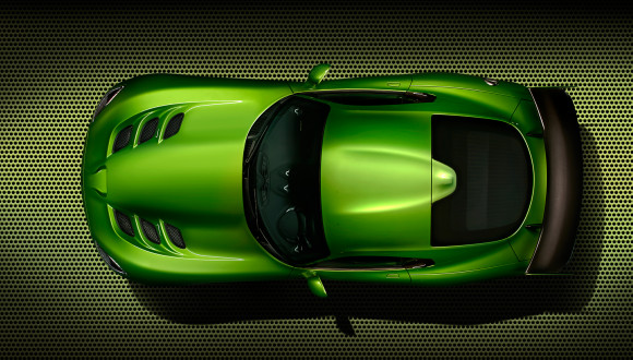 SRT Viper in Stryker Green at Detroit Auto Show 2014