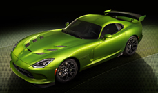 SRT Viper in Stryker Green at Detroit Auto Show 2014