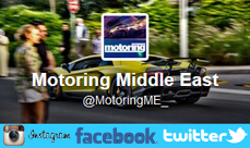Motoring Middle East on Instagram, Twitter and Facebook social media