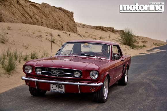 1965 Ford Mustang belonging to UAE's Nass Ahmed, Al Fursan 1