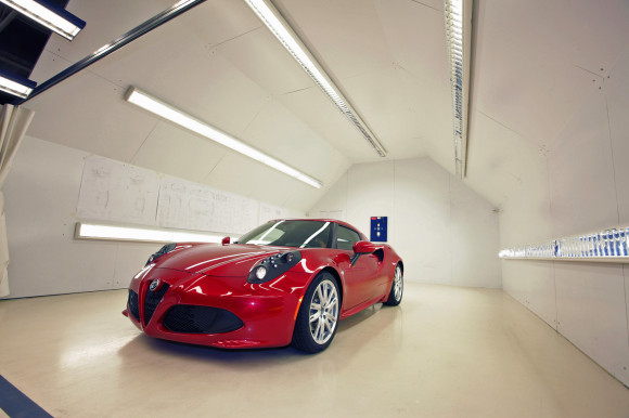 Alfa Romeo 4C production at the Maserati factory in Modena, Italy