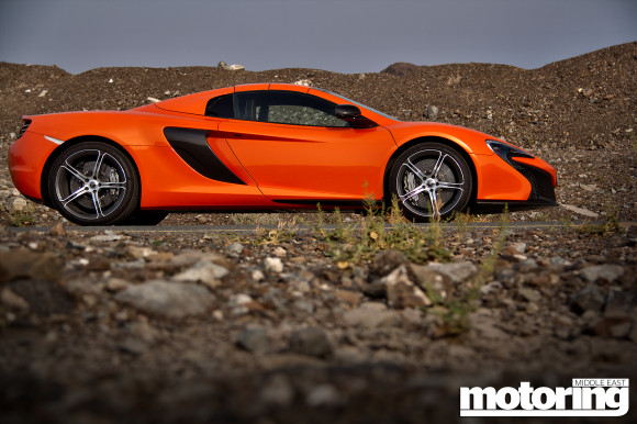 Orange McLaren 650S in UAE
