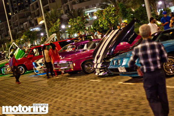 Over 300 cars at Dubai car meet - Gulf Car Festival October 2014