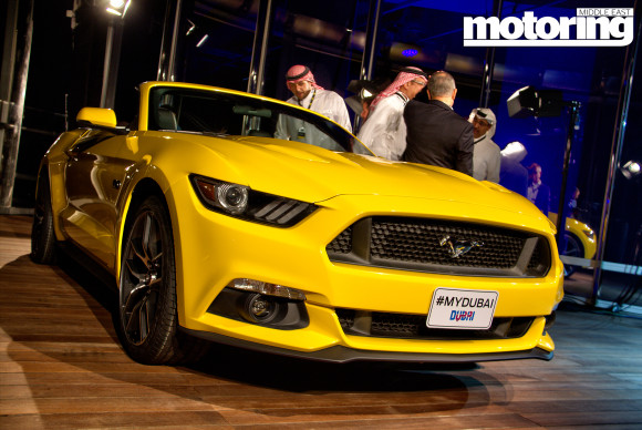 2015 Ford Mustang lands in Dubai Spectacular launch at the Burj Khalifa