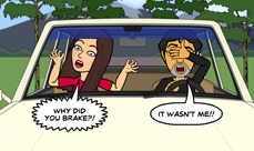 Self-stopping cars Give me back control – I’ll decide when to brake!