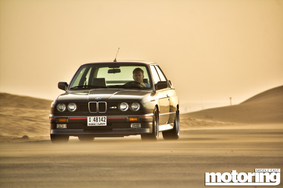 1987 BMW E30 M3 driven in Dubai