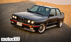 1987 BMW E30 M3 driven in Dubai