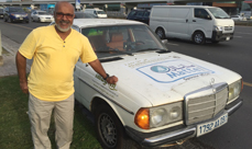 Sedi Ahmed driving dad's Merc from Mauritania to Makkah