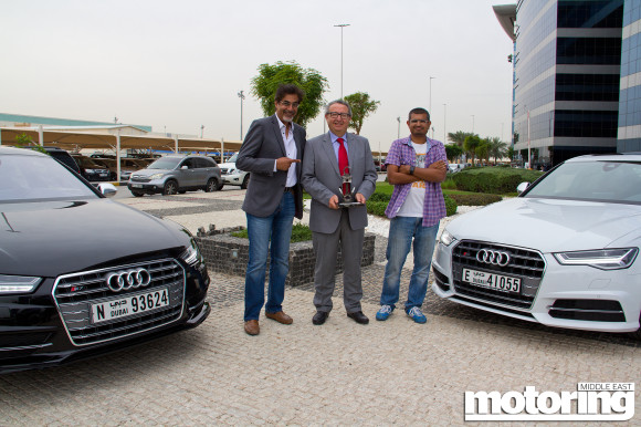 Audi S6 and S7 win 'Steal Fighter Award' in 2015 Motoring Middle East Car of the Year Awards